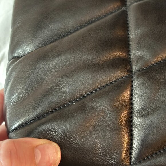 YSL lambskin black quilted shoulder bag - Picture 6 of 15